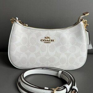 Coach Teri Shoulder Bag - Glacier White (Women’s)